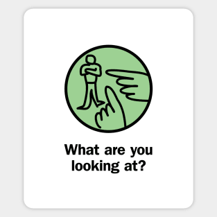 What are you looking at? Sticker